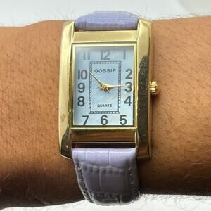 Gold & Purple Gossip Men's Watch